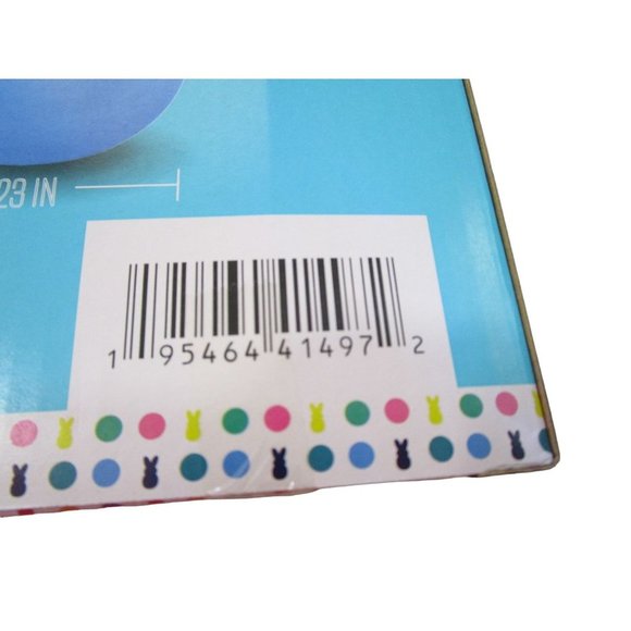 Classic Peep Blue 4ft Inflatable Easter Bunny New In Box - Picture 10 of 12